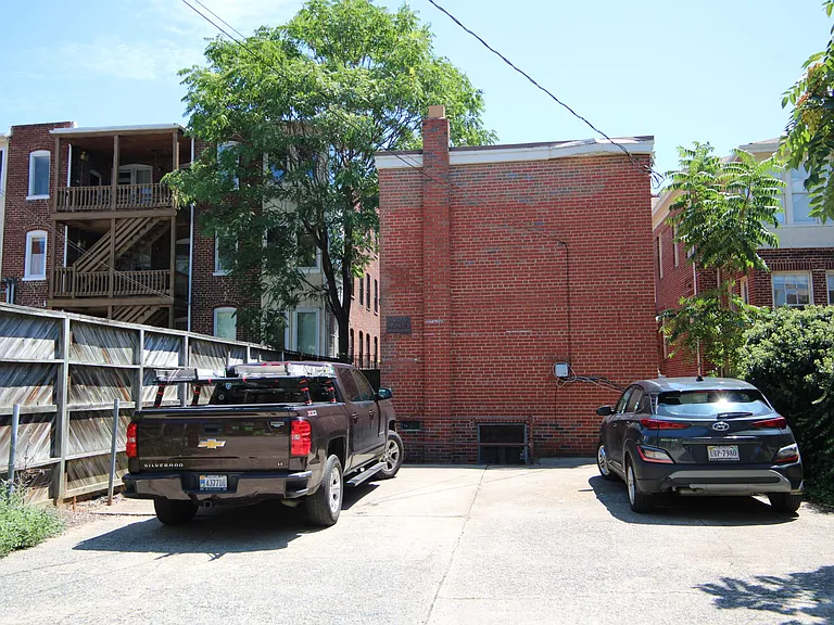Off street parking at the rear of the building.