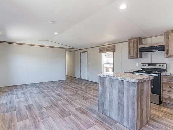 living room and kitchen