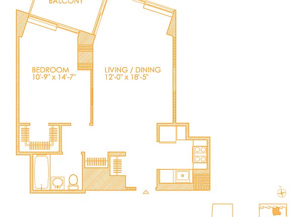 2nd image of 505 W 37th St APT 2501