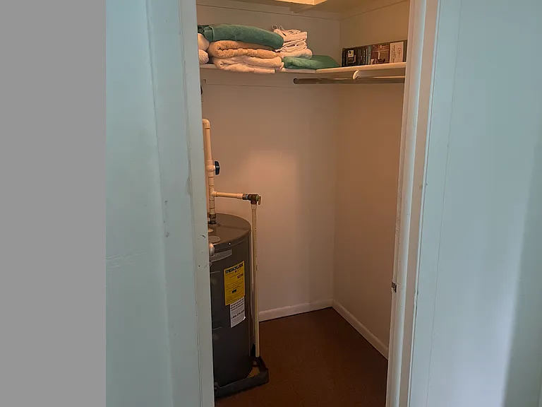 Two good sized closets