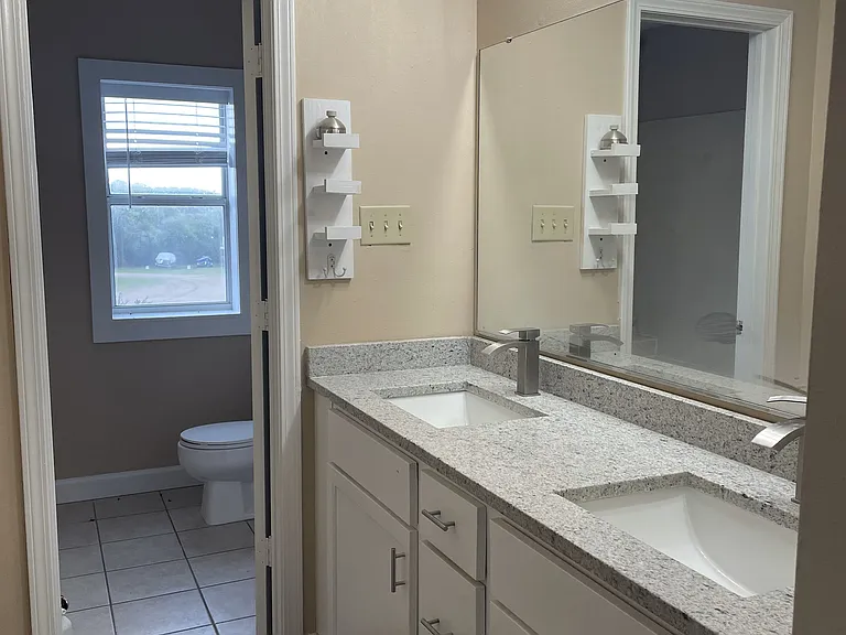 Master bath vanity