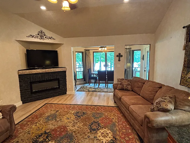 Electric Fireplace in Living Room