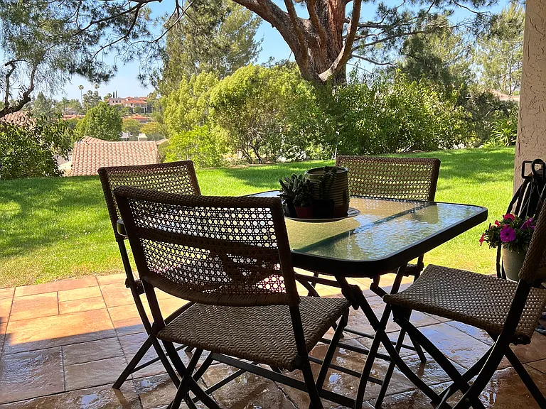 View from patio