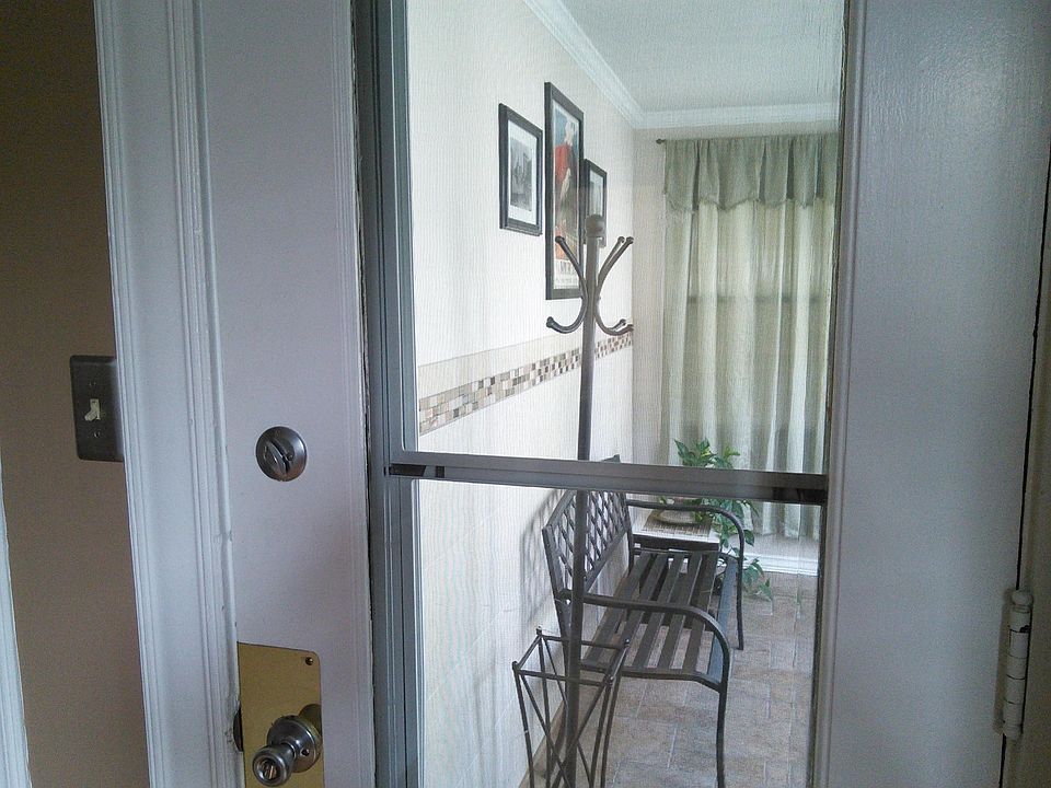 Inside looking out into the foyer.