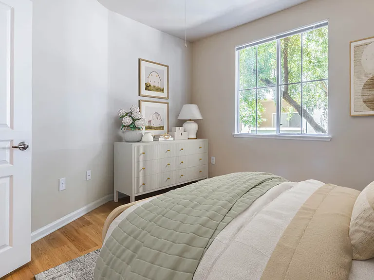 Bedroom with Hard Surface Flooring