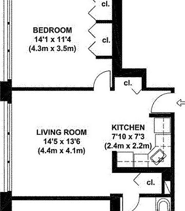 2nd image of 333 E 45th St APT 4D