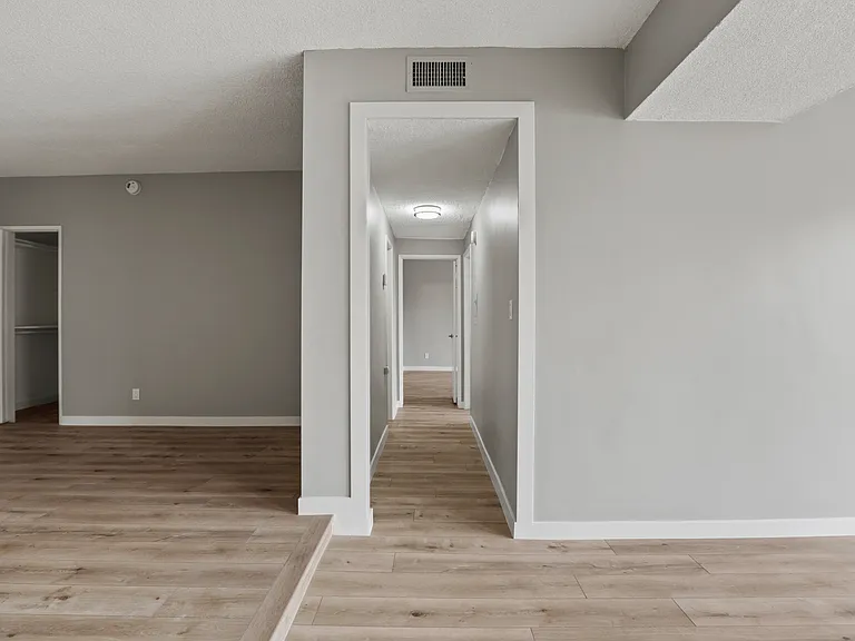 Living Room and Hallway to Bedrooms
