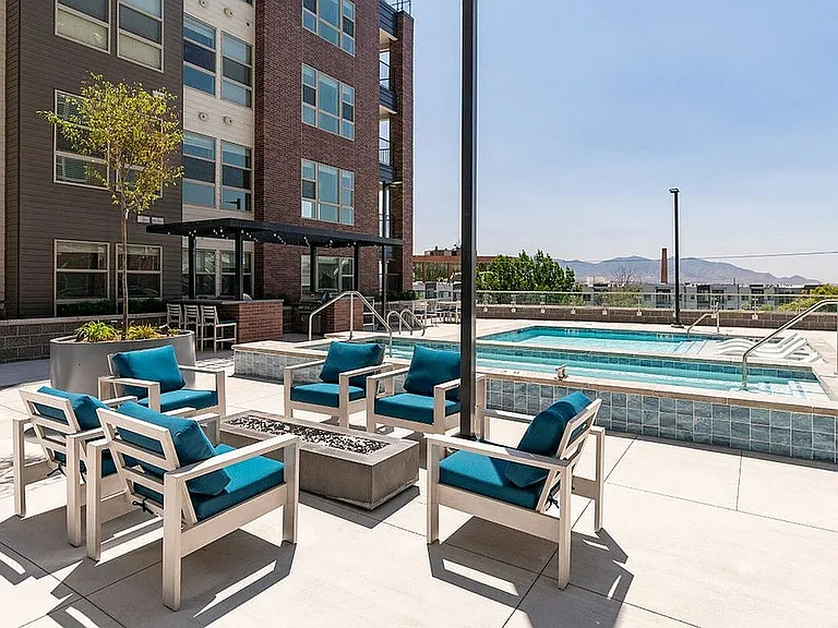 Poolside Fire Pit
