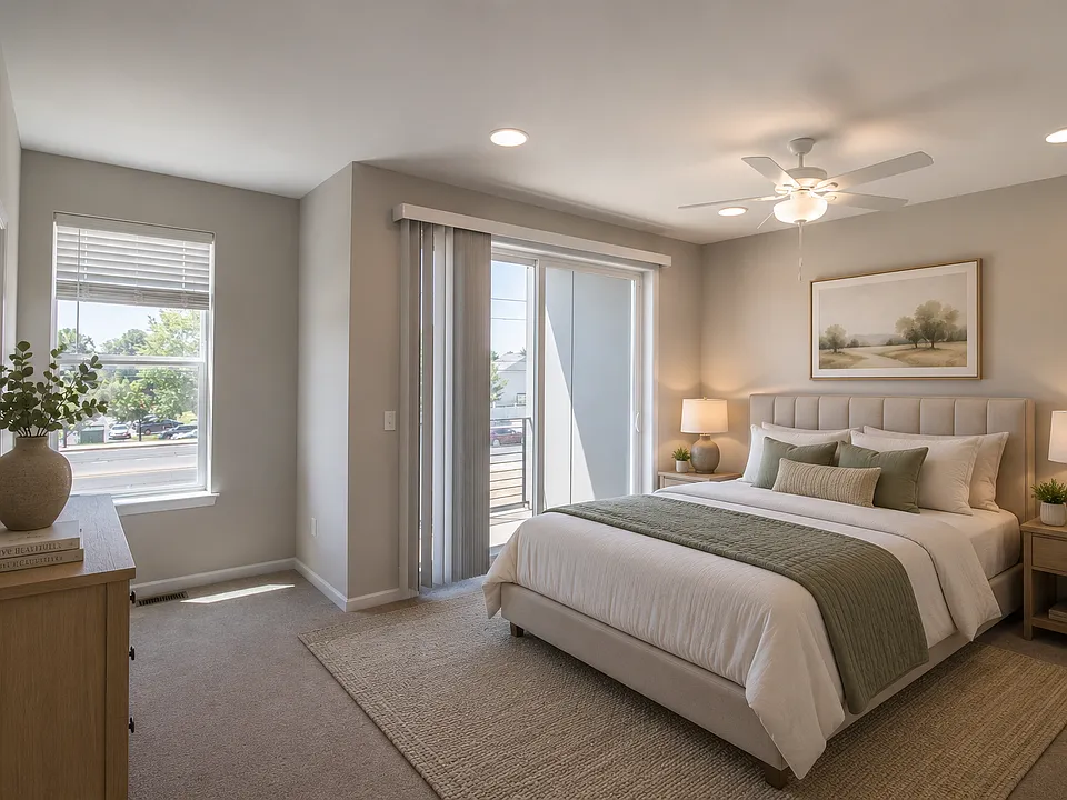 Master Bedroom in Coverdale Floorplan