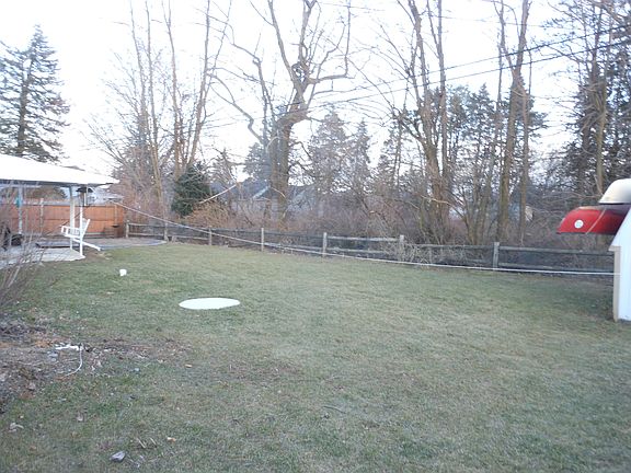 Fenced back yard