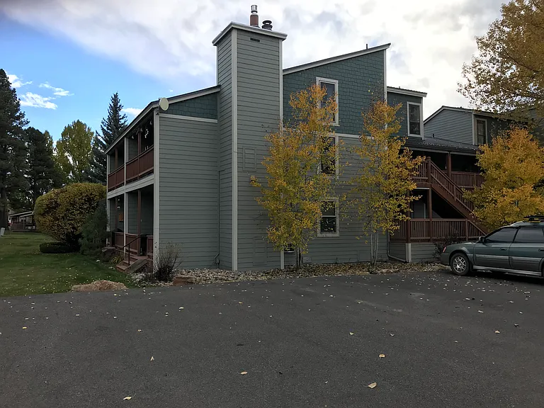 Two parking spaces right outside available for the renter. Amazing views out all windows. Unit is the second and third floor, corner unit.