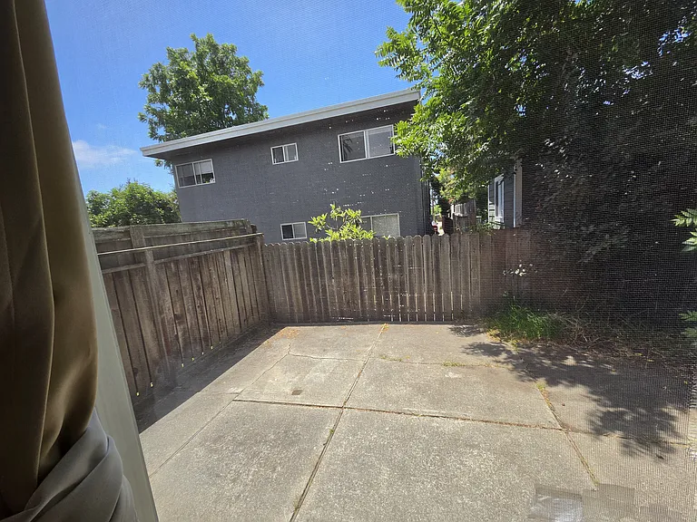 Private patio