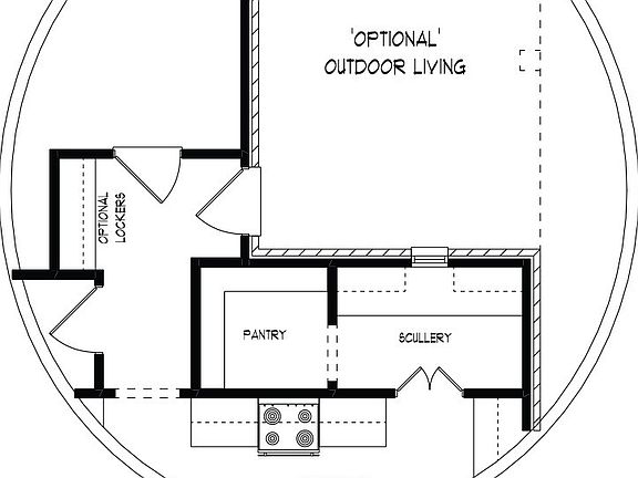 Arthur Floorplan Optional Scullery