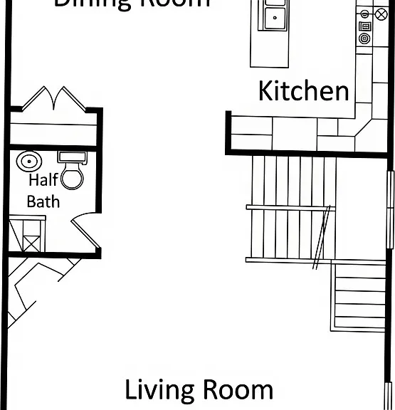 Second floor floorplan.
