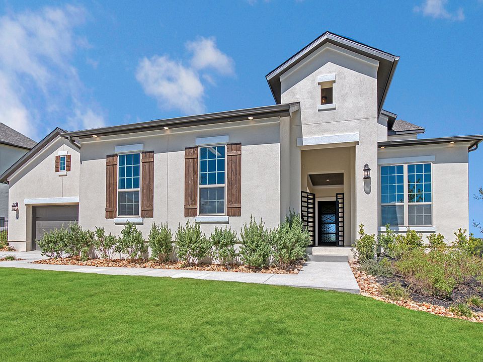 Great curb appeal with the Tuscan stucco exterior