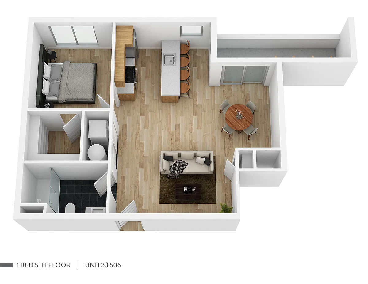 Floor plan Penthouse 506A