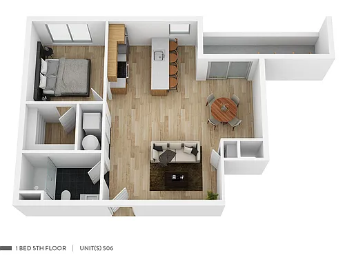 Floor plan Penthouse 506A