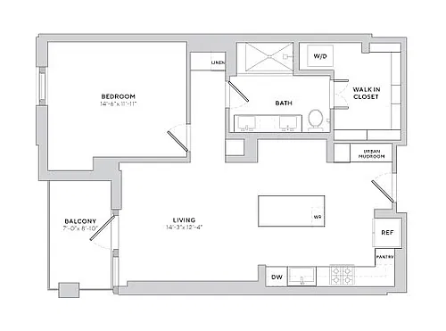 Floor plan A1 1X1