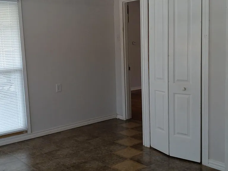 Master bedroom triple closet