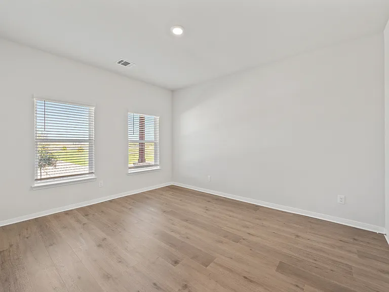 The secondary bedrooms are a great space for children's bedrooms or guest rooms.