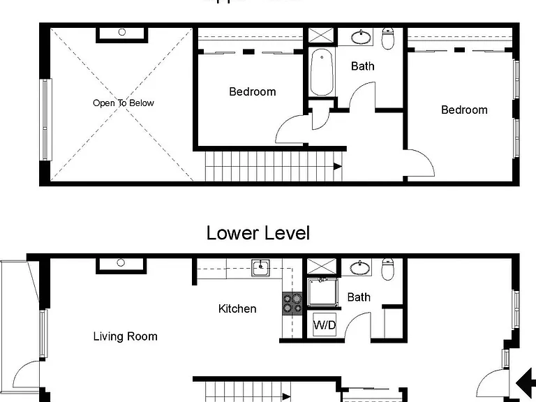 Townhome floor plan Museum Place