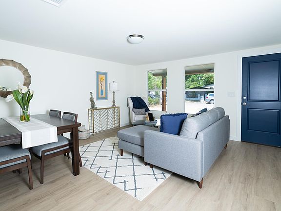 front entry and living area