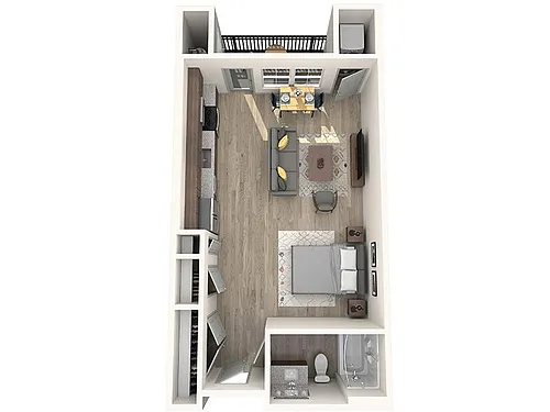 Floor plan Studio