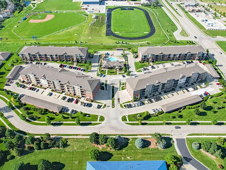 Residents are welcome to use Lincoln Christian School's track, just next to our community.