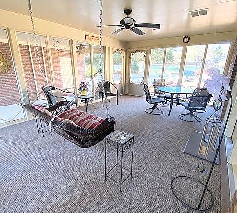 Large screened in back porch