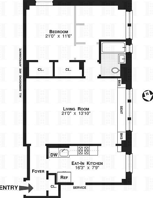 1st image of 250 W 94th St #7K