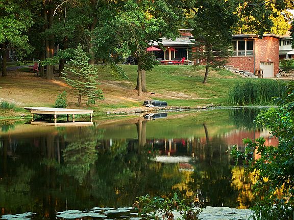 Rear from across the lake.