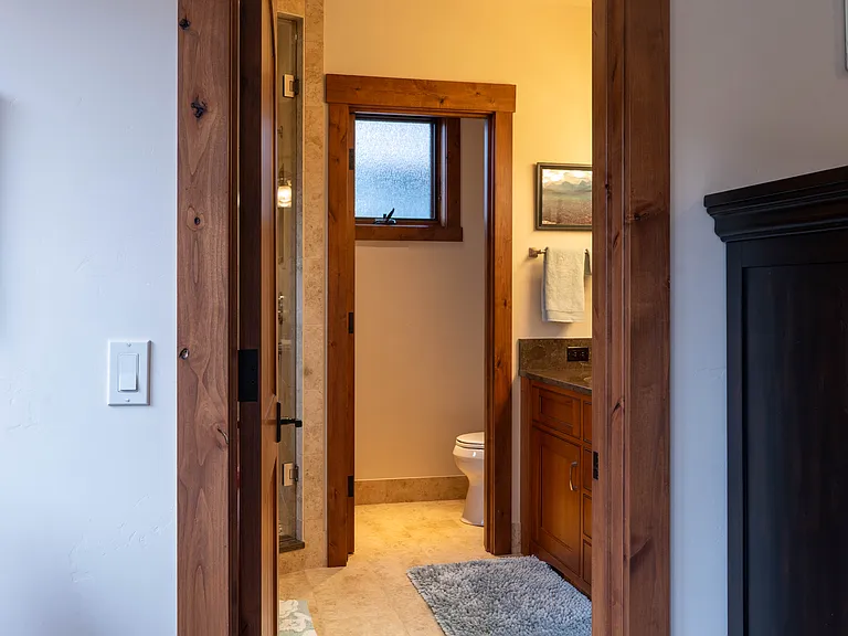 Master bathroom entry