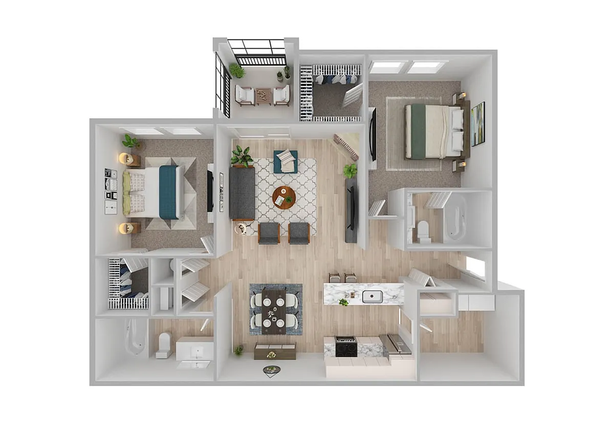 Floor plan Martinique