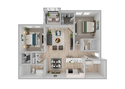 Floor plan Martinique