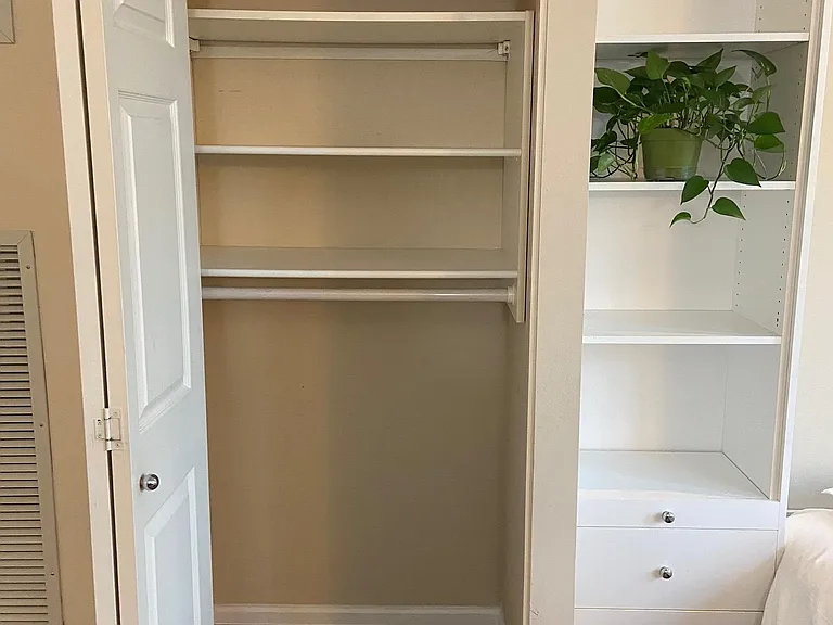 Lots of storage with a second closet