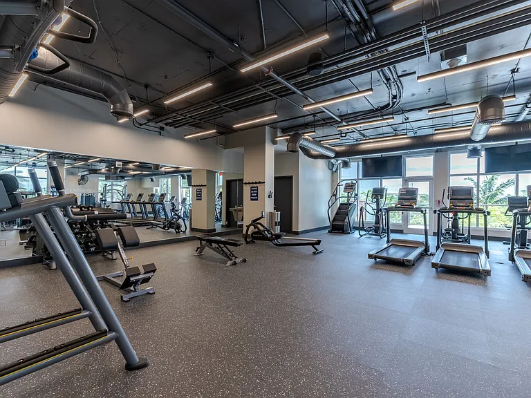 Luxury Fitness Centerat One Plantation Apartments in Plantation, FL 33324