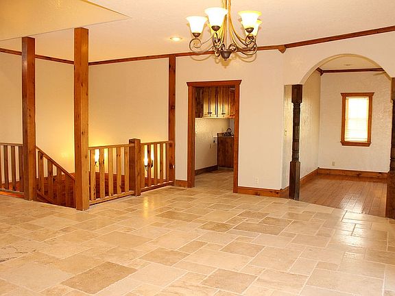 Kitchen to laundry/living rm