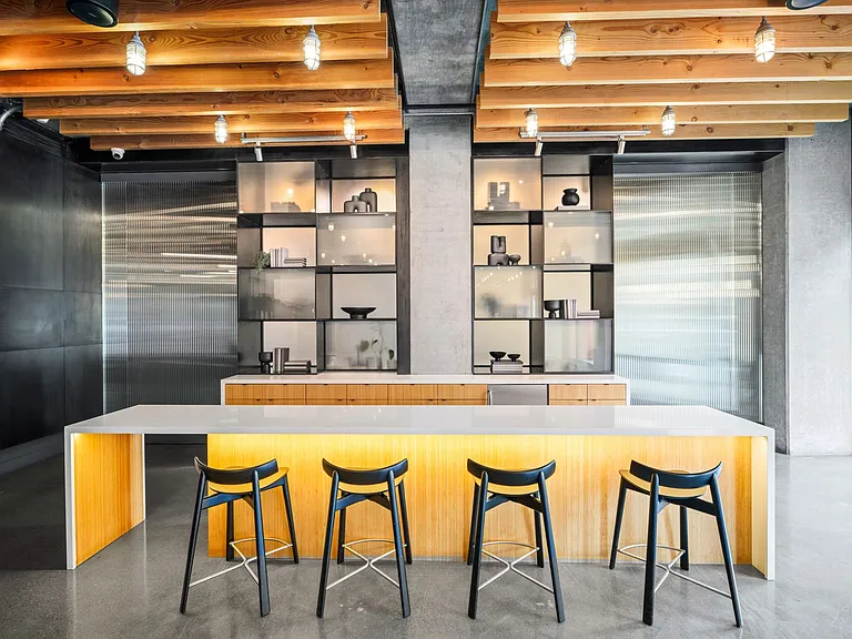 Community Lounge at L Seven Apartments in San Francisco, CA 94103