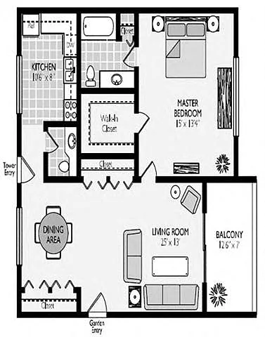 Floor plan Turnberry