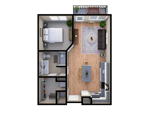 Floor plan Type B