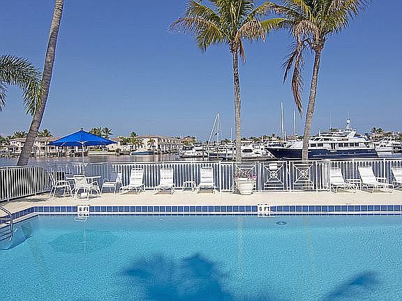 Pool and marina