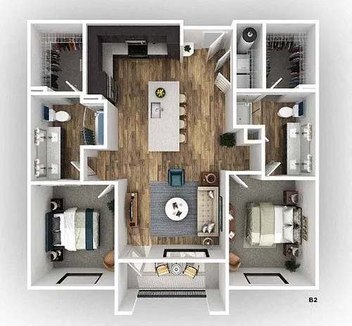 Floor plan B2