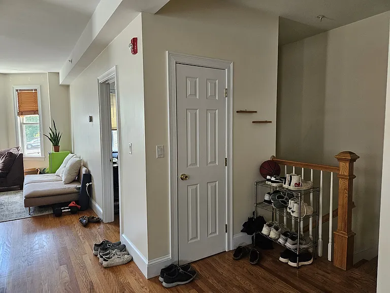 Storage closet at the entrance