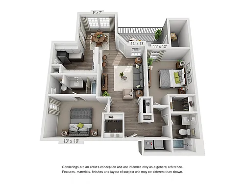 Floor plan Marquam