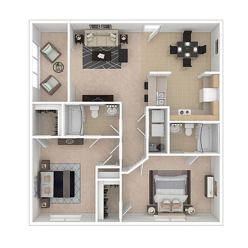 Floor plan Forest Hills - Rose