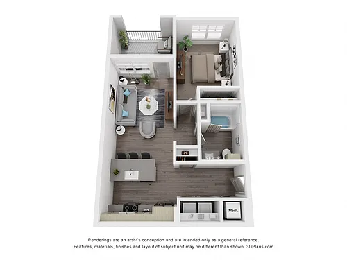 Floor plan The Bungalow Plus (A1 Plus)