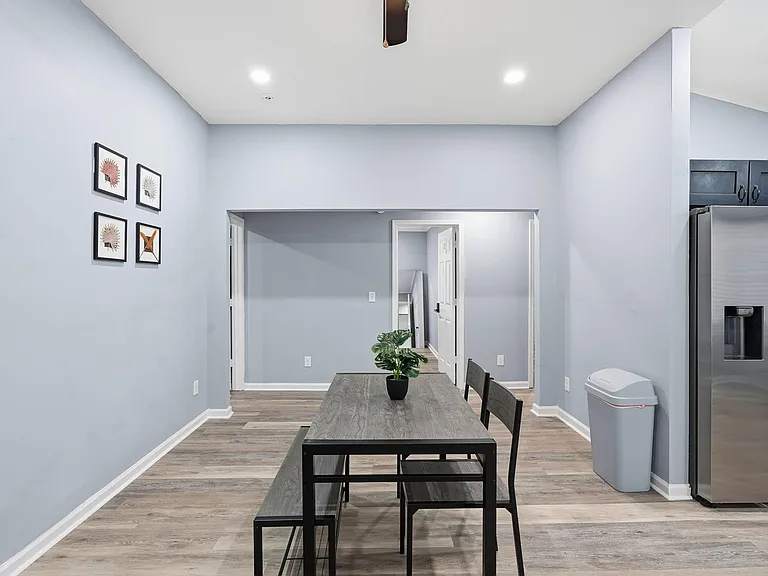 Dining Area, dining table, new flooring