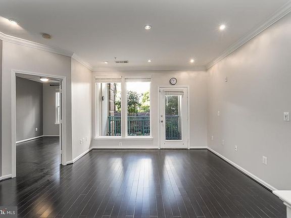 Gleaming bamboo floors
