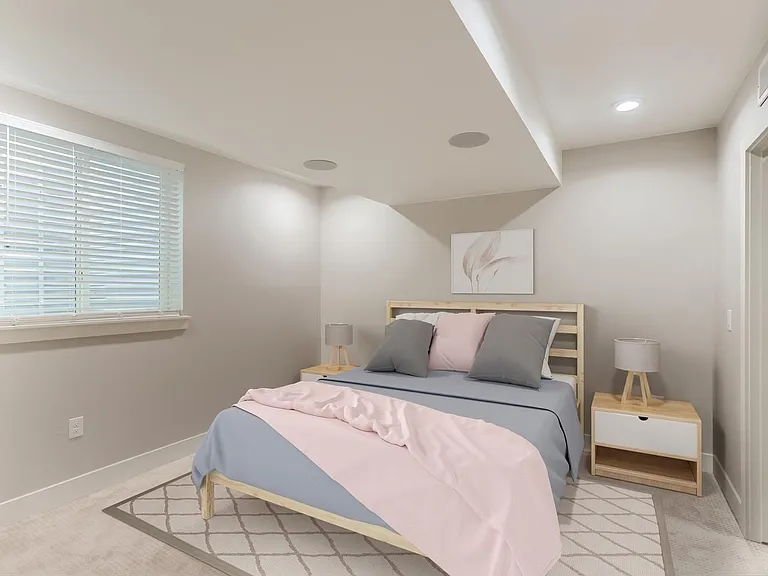 Bedroom 3. This image shows a virtually furnished space. Bedrooms come unfurnished.