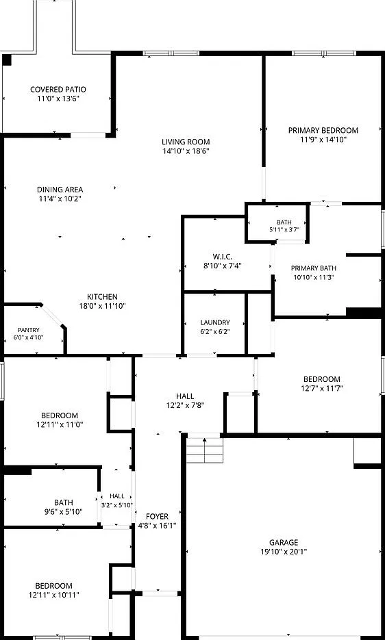 Spacious 4BR/2BA with Fenced Yard near NFCU — Photo 2